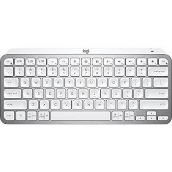 Logitech MX Keys Mini Tastiera Universale RF Senza Fili + Bluetooth QWERTY Nordic Grigio
