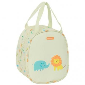 SAFTA BOLSITO NECESER SELVA TERMICO PORTAMERIENDA PREESCOLAR 14x19x22 Cms