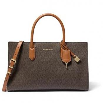 Bolso de mano satchel Scarlett de Michael Kors con estampado convertible en bandolera