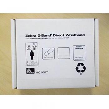 Zebra Etichette Z-Band Direct Adulto Bianco