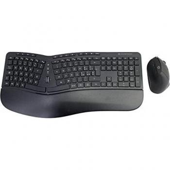 Conceptronic ORAZIO02IT Ergo Set Tastiera Ergonomica e Mouse Verticale Layout Italiano