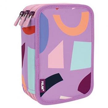 Plumier 3 Pisos Fun Animals Violeta 20x7x13 Cms