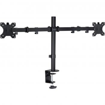 Montaggio Monitor Dual Arm Cantilever PROPER Nero 19-27