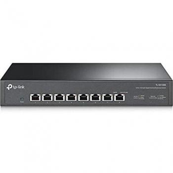 Switch TP‑LINK TL‑SX1008 10G Ethernet 8 Porte Non Gestito 1U Nero