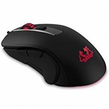 Asus Cerberus Fortus Mouse Gaming Ottico, 4000 DPI, Design Ergonomico, Aura Sync RGB, Interruttori Omron