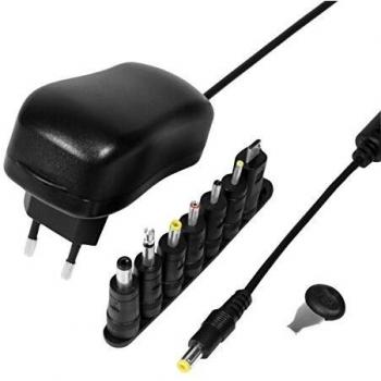 Alimentatore Universale 3-12 Volt 24 Watt con 7 Connettori