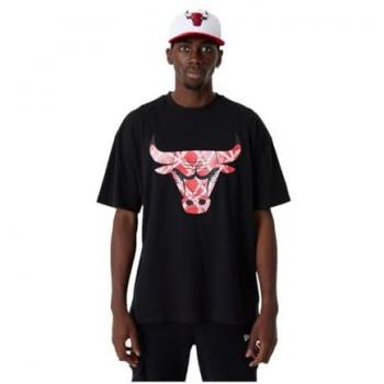 Camiseta New Era Chicago Bulls NBA Infill Logo Oversized