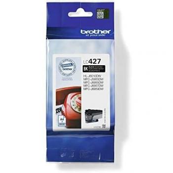 Brother LC427BK Cartuccia Inkjet Originale, fino a 3000 pagine, per Stampanti MFCJ5955DW / MFCJ6955DW / HLJ6010DW, Nero