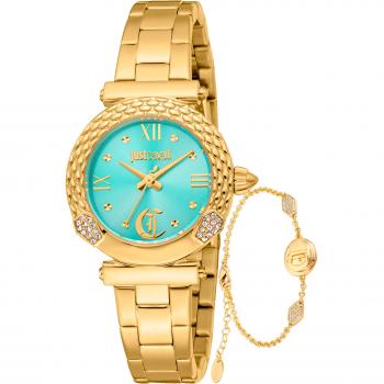 Just Cavalli Reloj Turquesa Dorado