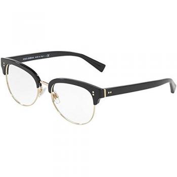 Dolce & Gabbana 0Dg3270, Monturas de Gafas para Hombre, Multicolor (Black/Gold), 52