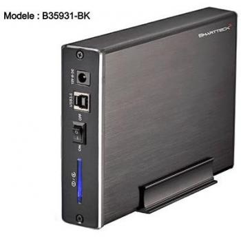 Smartteck B35931-BK Involucro esterno HDD 3,5 Nero