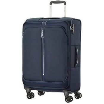 Samsonite Popsoda, Maleta Expandible Unisex Adulto, Azul Oscuro, 66 cm