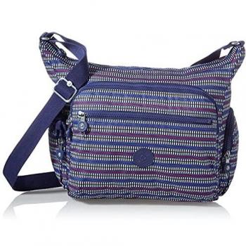 KIPLING Gabbie, Bandolera Unisex Adulto, Estampado Geo Azul, Única