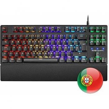 Tastiera USB QWERTY Portoghese Mars Gaming MKXTKLBPT