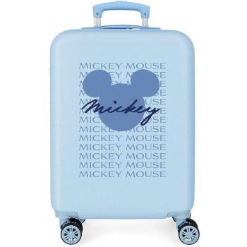 Maleta de cabina rígida Disney Mickey 55 cm azul