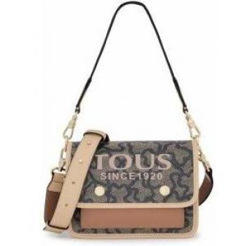 Tous para mujer. Bandolera S. Audree K Icon Multi-Negro -15.2x19.1x11