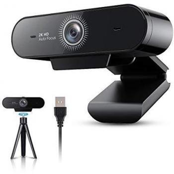 Webcam 2K Full HD Tanbaby con microfono stereo