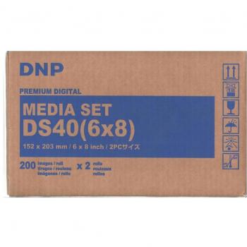 DNP DS40 6x8 Carta + Ribbon per 400 Stampe 15x20