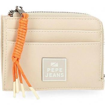 Pepe Jeans Bea Monedero con Tarjetero Beige