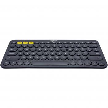 Logitech K380 Tastiera Bluetooth, Layout Spagnolo Qwerty, Nero