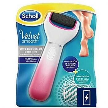 DR SCHOLL VELVET SMOOTH LIMA ELECTRÓNICA CON RECAMBIO EXFOLIANTE ROSA