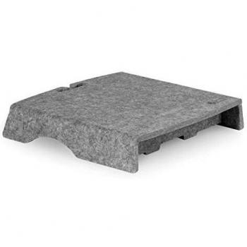 Bakker Elkhuizen Rialzo Monitor Q-Riser 50 Circolare Grigio