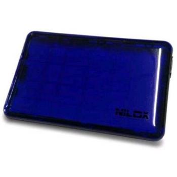 Nilox Box Vuoto per Hard Disk, USB 3.0, Blu