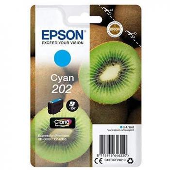 Epson Cartuccia Ciano T02F2, 202 Originale Kiwi C13T02F24010