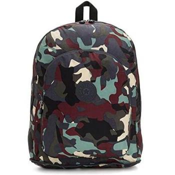 Kipling EARNEST Bolsa de tela y playa, 43 cm, 20 litros, Multicolor (Camo L)