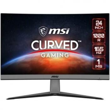MSI Optix MAG242C Monitor Gaming 24 Curvo, Display 16:9 FHD (1920 x 1080), 165 Hz, 1ms, Curvatura 1000R, Pannello VA, AMD FreeSync Premium