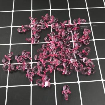 Juego de 50 abalorios de diamante transparente para chupetes