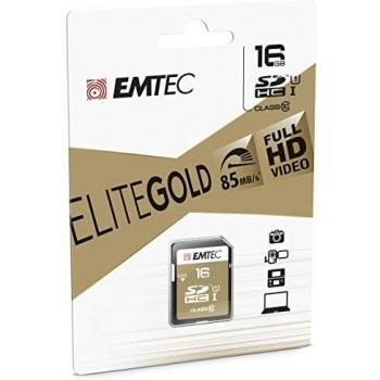 EMTEC Scheda di memoria SDHC da 16 GB, classe 10
