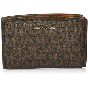 Carcasa de estilo MK: cartera mujer con estampado de logotipos