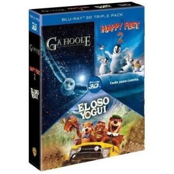 El Oso Yogui + Ga´Hoole + Happy Feet 2 [Blu-ray]