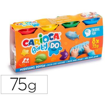 Baby Dough Pasta de Modelado Carioca – Set 8 Colores, 75 g
