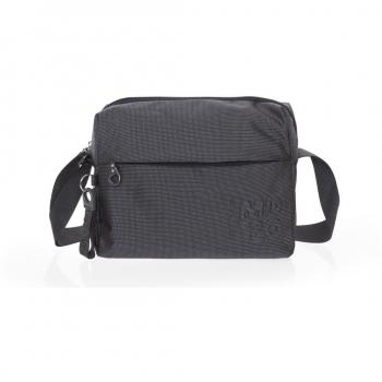 Bandolera mediana de mujer Mandarina Duck en gris oscuro con cremallera