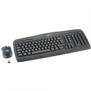 Logitech Wireless Combo MK330 Tastiera (RUS-Layout), Nero