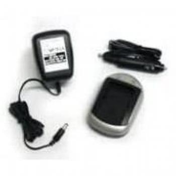 Caricatore Combinato AC+DC CoreParts per Fotocamera Digitale, Nero