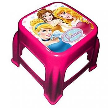 Taburete plástico Princesas 27 x 27 x 21 cm
