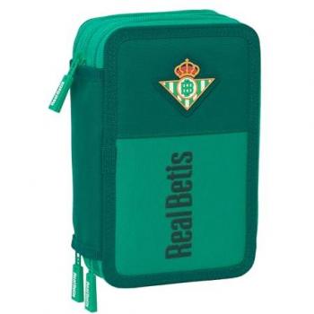 Estuche Escolar “Betis” Triple 37 Pcs – Verde Agua