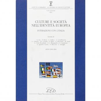 Culture e società nell'identità europea. Interazioni con l'Italia (2003-2004)