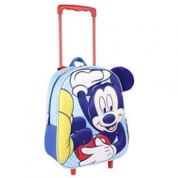 Cerdá, Mochila con Ruedas Infantil 3D de Spiderman-Licencia Oficial Disney Studios Unisex niños, Multicolor, 260X310X100MM