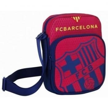 Safta 048413 F.C. Barcelona Bolso Bandolera, Color Azul y Granate