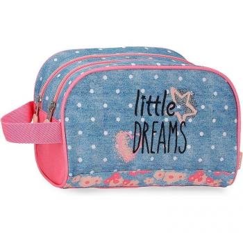 Enso Neceser Little Dreams adaptable Doble Compartimento azul