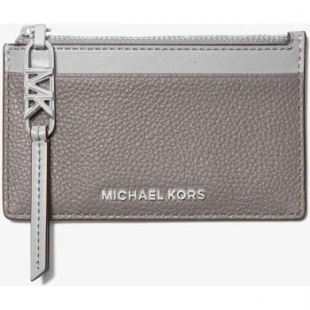 Michael Kors Tarjetero de mujer en piel granulada con cremallera