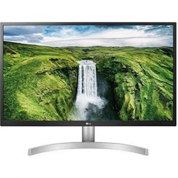 LG 27UL500 Monitor 27 UltraHD 4K LED IPS HDR 10, 3840x2160, 1 Miliardo di Colori, AMD FreeSync 60Hz, HDMI 2.0 (HDCP 2.2), Display Port 1.4, Uscita Audio, Flicker Safe, Bianco