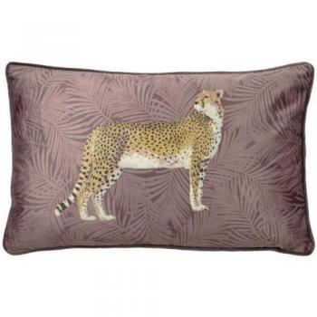 Capa de Almofada Cheetah Forest Azul Oscuro Paoletti