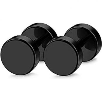 Aro Disco Huggie Negro