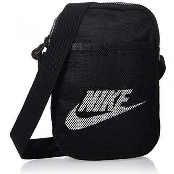NIKE Nk Heritage S Smit Riñonera, Hombre, Negro/Negro/Blanco, MISC