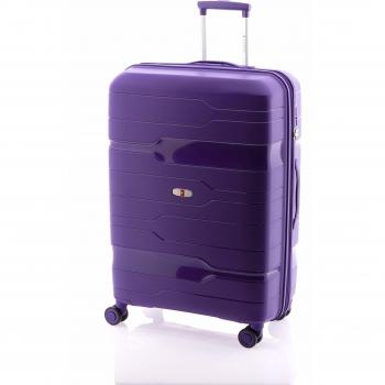 Maleta Gladiator Polipropileno 70 CM 4 R Extensible Morado